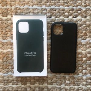 iPhone 11 Pro leather case from Apple store
